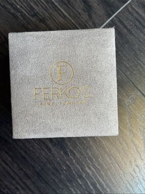 Ferko's Fine Jewelry Gray Jewelry Box - Elegant Jewelry Organizer